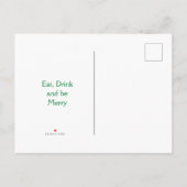 Invitation Carte Postale Fête de Noël autiste (Dos)