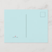 Invitation Carte Postale Fête de Noël moderne (Dos)