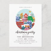 Invitation Carte Postale Fête de Noël moderne (Devant)