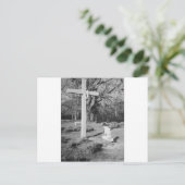 Invitation Carte Postale Fête de Pâques de la Résurrection du Christ (Debout devant)