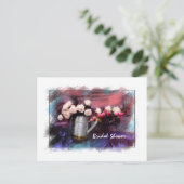 Invitation Carte Postale Fête des mariées (Debout devant)
