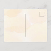 Invitation Carte Postale Fête des mariées chute de parties scintillant doré (Dos)