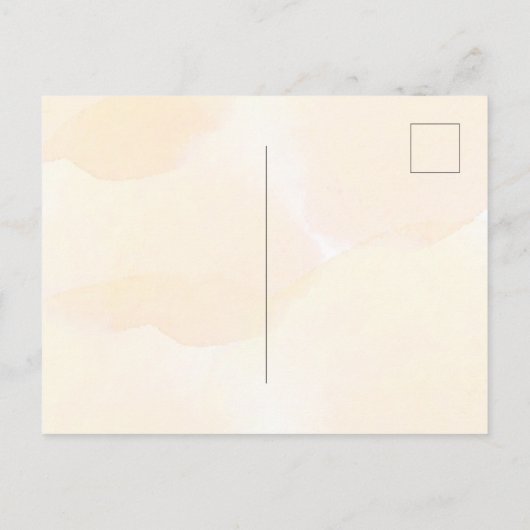 Invitation Carte Postale Fête des mariées chute de parties scintillant doré (Dos)