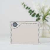 Invitation Carte Postale Fête des mariées de réception de mariage Conseils  (Debout devant)