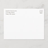 Invitation Carte Postale Fête des mariées occidentale Bottes de cowboy flor (Dos)