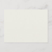 Invitation Carte Postale Fête des mariées simple et élégante (Dos)