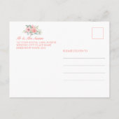 Invitation Carte Postale Fête des mères (Dos)