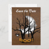 Invitation Carte Postale Fête d'Halloween (Devant / Derrière)