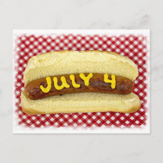 Invitation Carte Postale Fête du 14 Juillet (Devant)