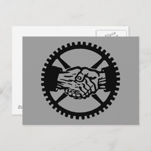 Invitation Carte Postale Fête du labo américain (Devant / Derrière)