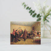 Invitation Carte Postale Fête du marchand (Debout devant)