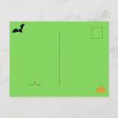 Invitation Carte Postale Fête éffrayante d'Halloween du cimetière (Dos)