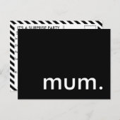 Invitation Carte Postale fête surprise (Devant / Derrière)