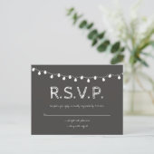 Invitation Carte Postale Feux de tableau noir RSVP (Debout devant)