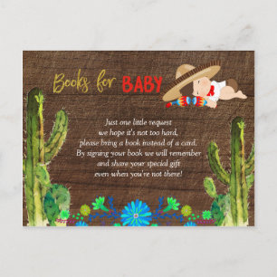 Invitation Carte Postale Fiesta Baby Muchacho Baby showers Livres pour bébé