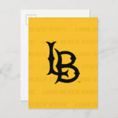 Invitation Carte Postale Filigrane de Long Beach State (Devant / Derrière)