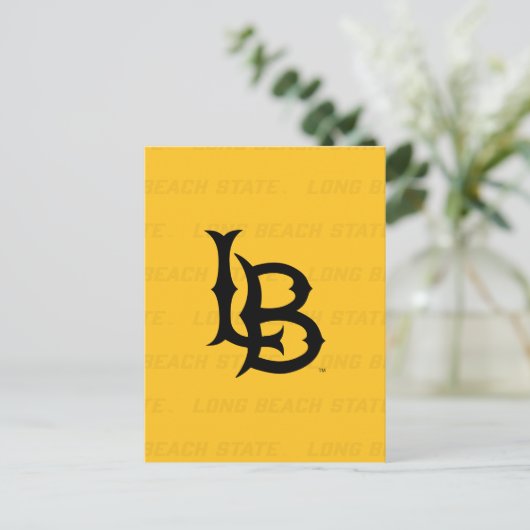 Invitation Carte Postale Filigrane de Long Beach State (Debout devant)