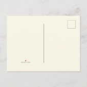 Invitation Carte Postale First Rodeo Blue Plaid 1st Birthday (Dos)