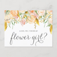 Fleurs de Pêche Feuille d'Or Seras-Tu Ma Demoisell