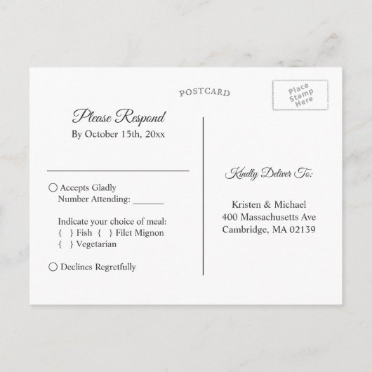 Invitation Carte Postale Fleurs de soleil rustiques éclat dentelle mariage  (Dos)