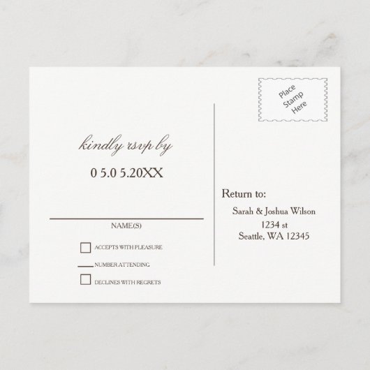 Invitation Carte Postale Fleurs de soleil rustiques Pays Grange Mariage en (Dos)