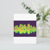 Invitation Carte Postale Fort Worth Texas Skyline (Debout devant)