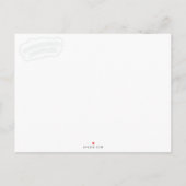 Invitation Carte Postale Fragile (Dos)