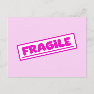 Invitation Carte Postale Fragile