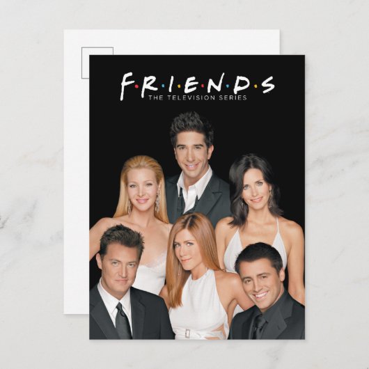 Invitation Carte Postale FRIENDS™| Cast in Formal Wear Closeuse (Devant / Derrière)