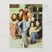 Invitation Carte Postale FRIENDS™| Cast Sitting on the Stoop (Devant)