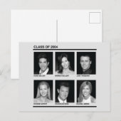 Invitation Carte Postale FRIENDS™| Catégorie 2004 (Devant / Derrière)