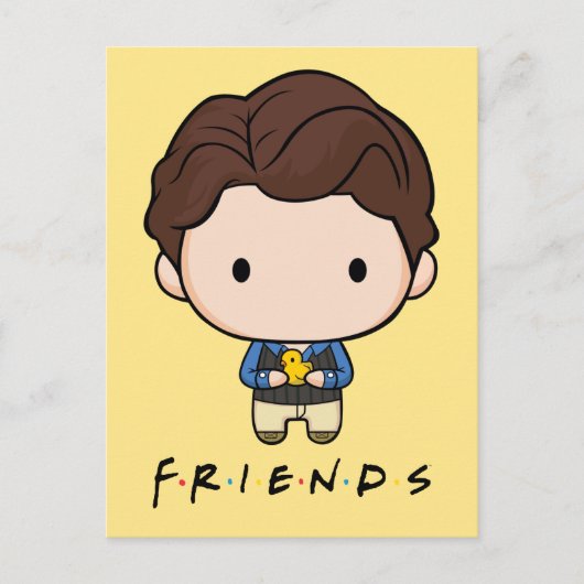 Invitation Carte Postale FRIENDS™| Chandler Chibi (Devant)