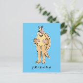 Invitation Carte Postale FRIENDS™| Holiday Armadillo (Debout devant)
