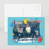 Invitation Carte Postale FRIENDS™| Jeu de football (Devant / Derrière)