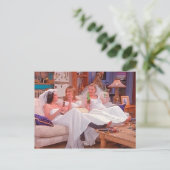 Invitation Carte Postale FRIENDS™| Les filles en robe Mariage (Debout devant)