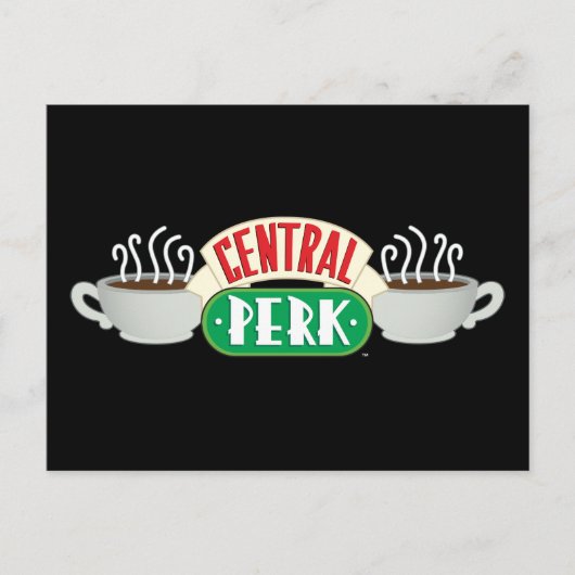 Invitation Carte Postale FRIENDS™| Logo Central Perk (Devant)