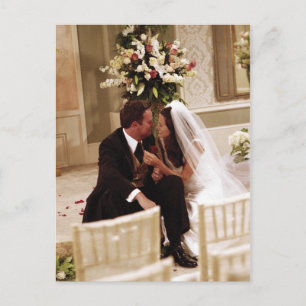 Invitation Carte Postale FRIENDS™  Mariage de Chandler et Monica