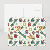 Invitation Carte Postale FRIENDS™| Motif d'icône de Noël (Devant / Derrière)