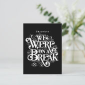 Invitation Carte Postale FRIENDS™| Nous étions en pause (Debout devant)