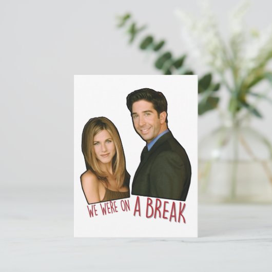 Invitation Carte Postale FRIENDS™| Nous étions en pause (Debout devant)