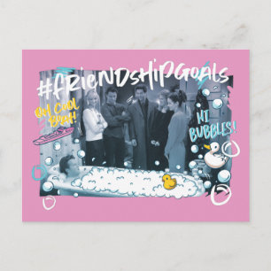 Invitation Carte Postale FRIENDS™  Objectifs d'amitié