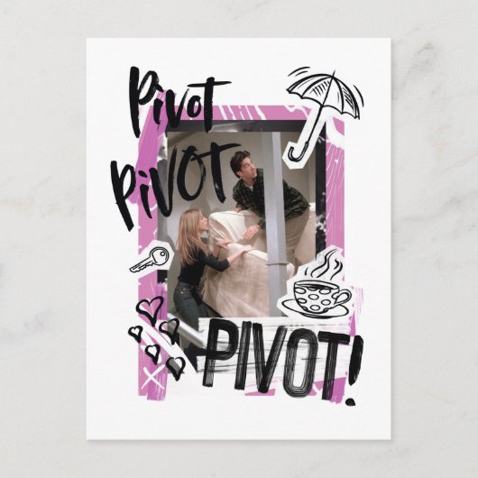 Invitation Carte Postale FRIENDS™| PIVOT Pivot! (Devant)