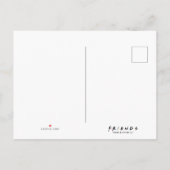 Invitation Carte Postale FRIENDS™| Rachel, Phoebe et Monica (Dos)