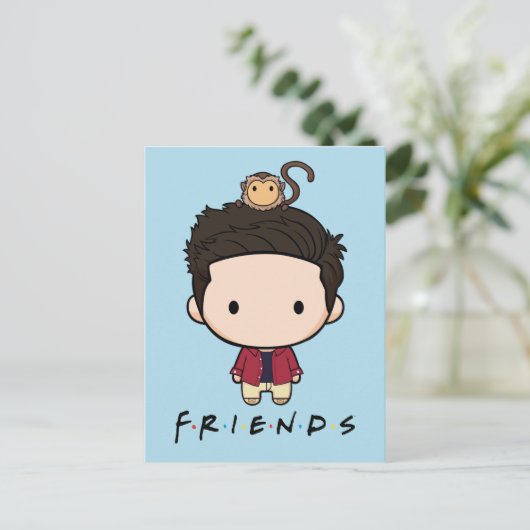Invitation Carte Postale FRIENDS™| Ross Chibi (Debout devant)
