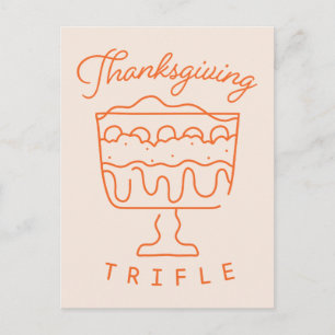 Invitation Carte Postale FRIENDS™  Trifle de Thanksgiving