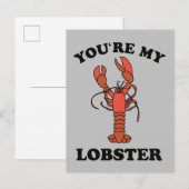 Invitation Carte Postale FRIENDS™| Tu es mon homard (Devant / Derrière)