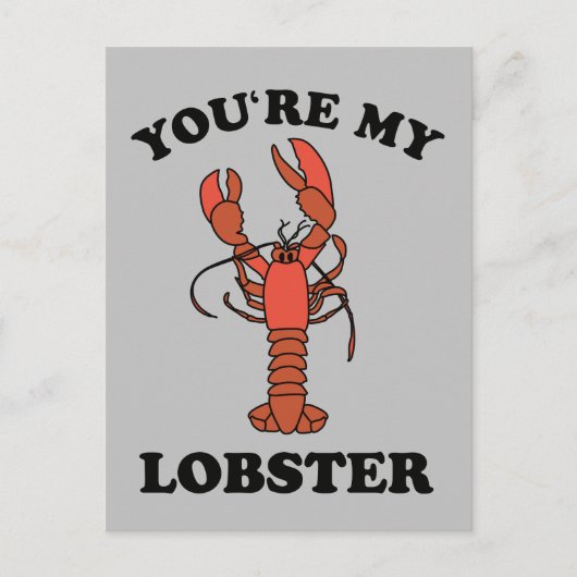 Invitation Carte Postale FRIENDS™| Tu es mon homard (Devant)