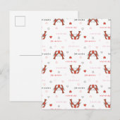 Invitation Carte Postale FRIENDS™| Tu es mon Motif de homard (Devant / Derrière)