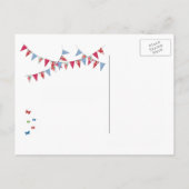 Invitation Carte Postale Garden Party / BBQ - (Dos)