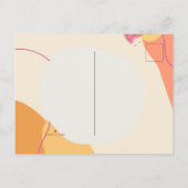 Invitation Carte Postale Gebortekaartje voor de kleine (Dos)